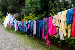 Never drying laundry during rainy season